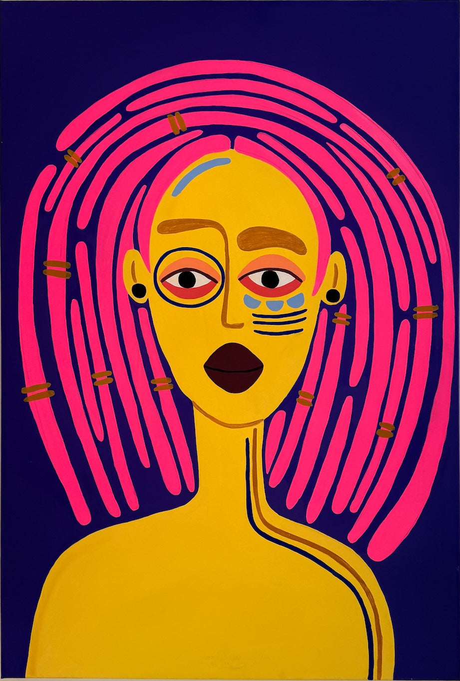 La que recuerda — Original Painting, 2025