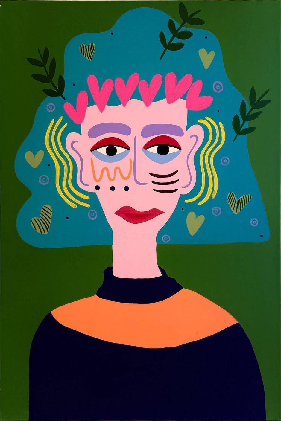 La que florece — Original Painting, 2025