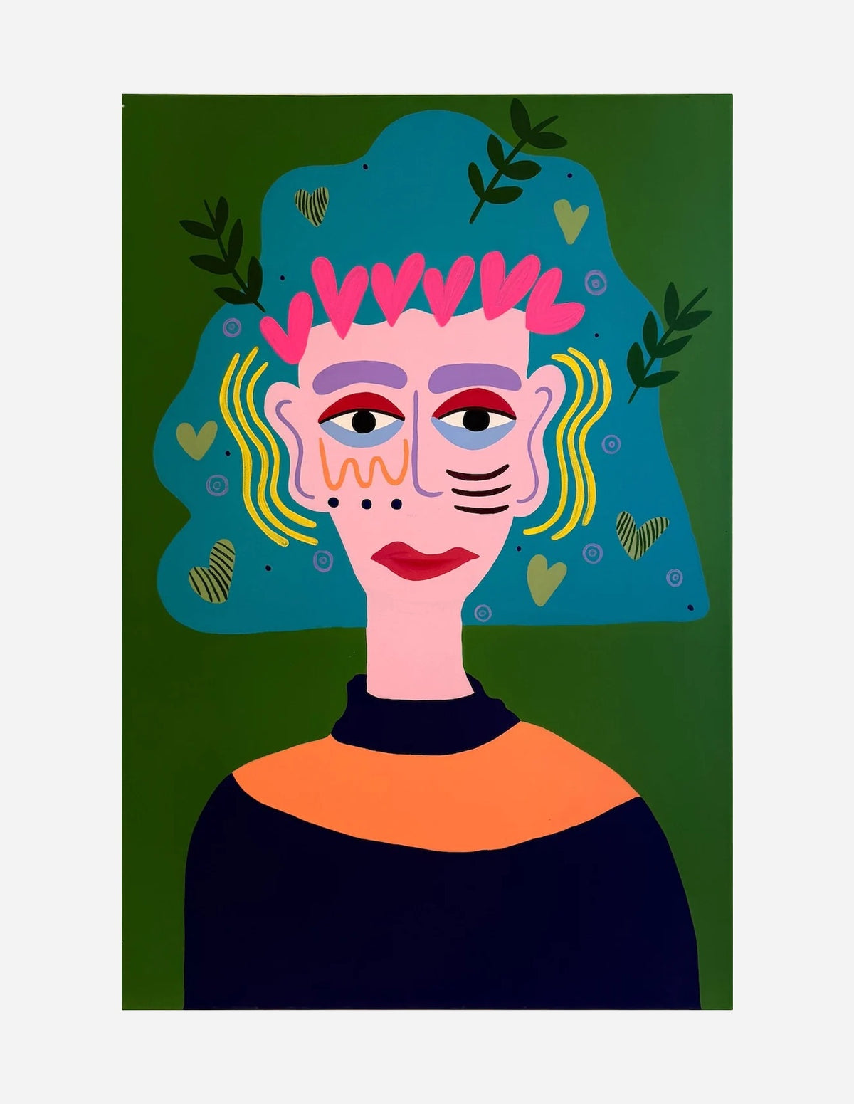 La que florece — Original Painting, 2025