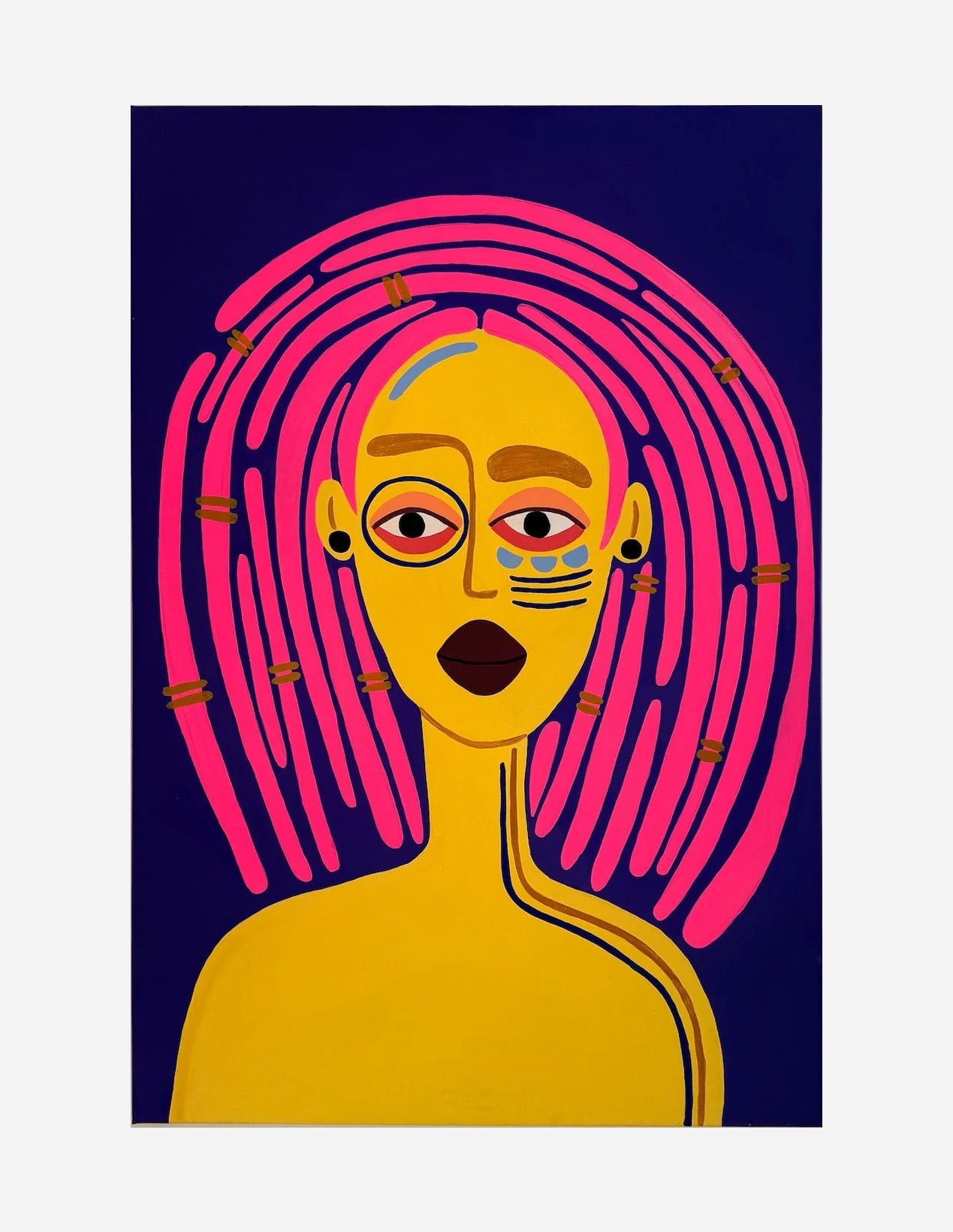 La que recuerda — Original Painting, 2025
